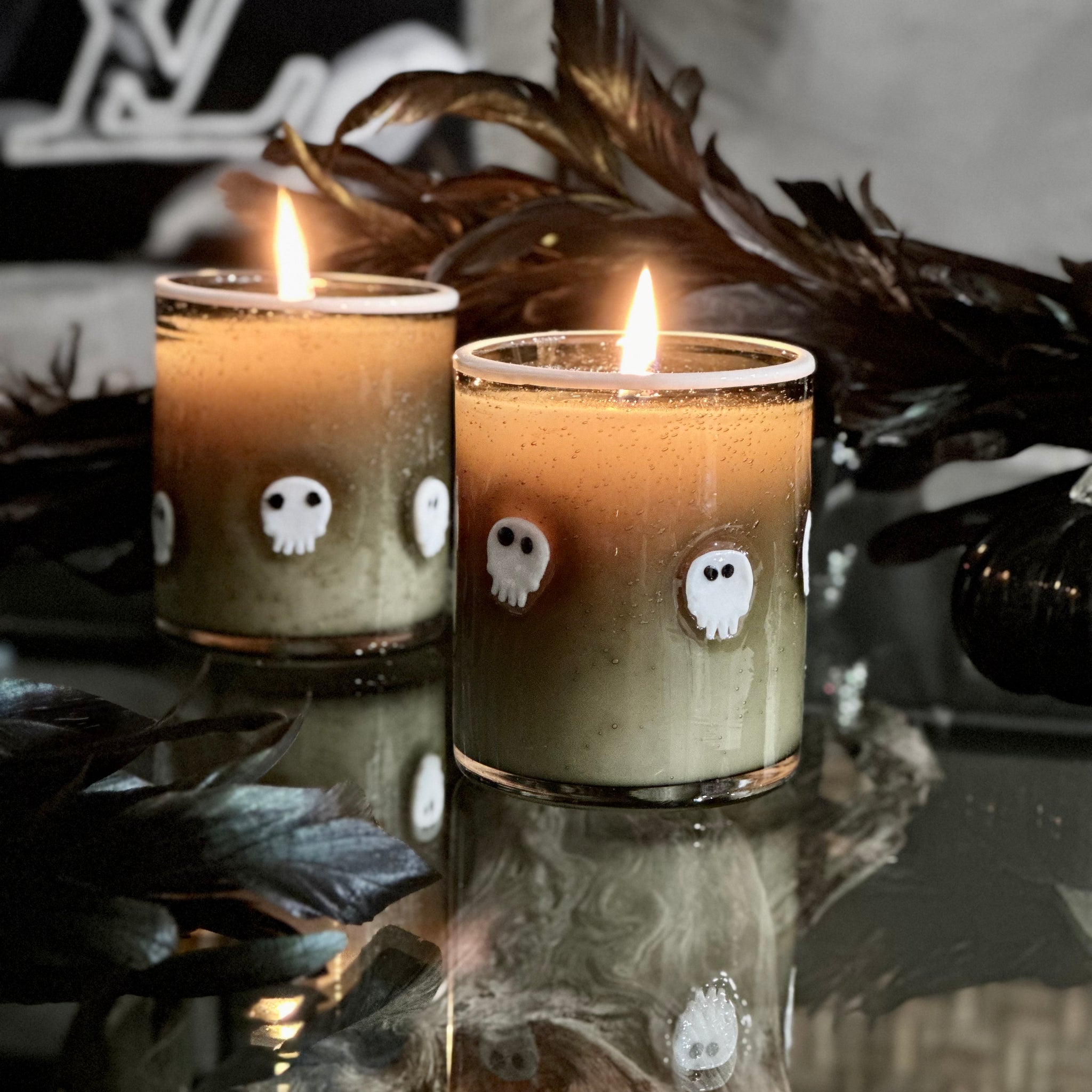 Toasted Pumpkin Halloween Candles