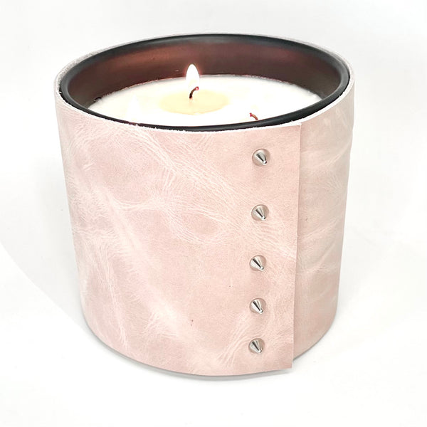 Blush Pink 3-Wick Soy Candle
