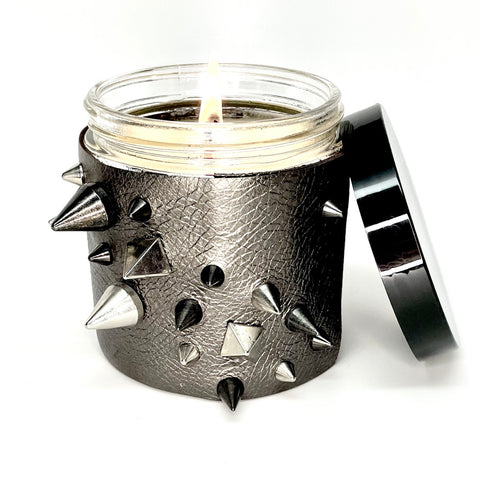 Studs and Spikes 16 oz Sleeved Soy Candle