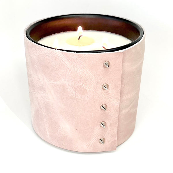 Blush Pink 3-Wick Soy Candle